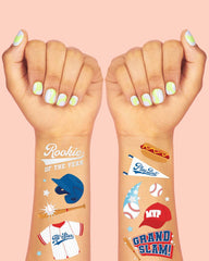 Home Run Tats - 50 temporary tattoos - Pretty Day