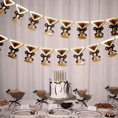 Espresso Martini 3D paper banner