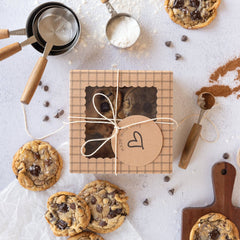 Made with Love Kraft Cookie Box 6pk. - Pretty Day