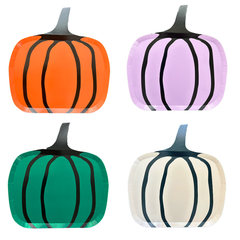 Hocus Pocus Mixed Pack Pumpkin Plates Large 8pk. - Pretty Day
