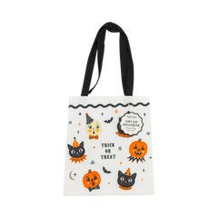 Vintage Halloween Characters Canvas Tote Bag