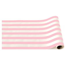 Bonjour Fête - PETAL PINK SIGNATURE CABANA STRIPE TABLE RUNNER - Pretty Day