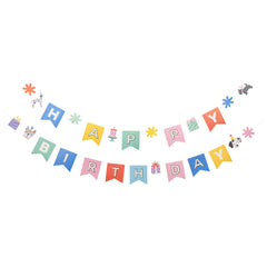 Puppy Dog Happy Birthday Banner Set - Pretty Day