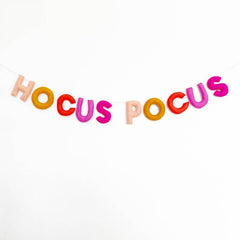 Halloween Hocus Pocus Felt Banner - Pretty Day