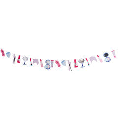 Hootyballoo by Club Green - Pamper Party Card Garland 2m - Pretty Day