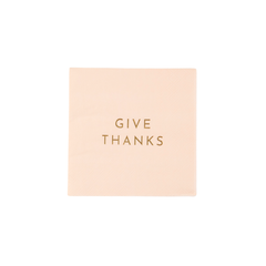 Give Thanks Cocktail Napkins 20pk. - Pretty Day