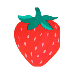Strawberry Shaped Napkin 24pk. - Pretty Day