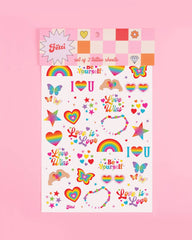 Pride Love Rainbow Tattoos
