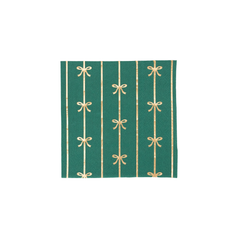 Emerald Green Signature Bow Napkins Small 20pk. - Pretty Day