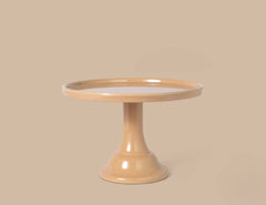 Latte Brown Melamine Cake Stand Small 8.5 inch