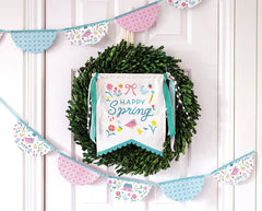 Springtime Paper Bunting Banner - Pretty Day
