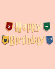 Wizard Birthday Banner Harry Potter 6.5 ft - Pretty Day