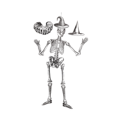 Dancing Large Scale Paper Skeletons