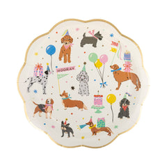 Dog Birthday Party Plate 8pk. - Pretty Day