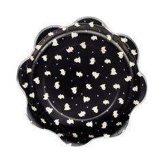 Halloween Boo Ghost Scatter Paper Plate 8pk. - Pretty Day