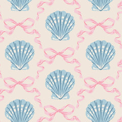Bow Sea Shell Cocktail Napkin 20pk. - Pretty Day