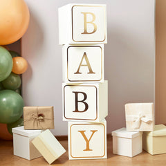 Gold 'Baby' Jumbo Blocks - Pretty Day