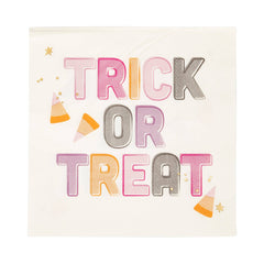 Foil Trick or Treat Cocktail Napkin - 18pk - Pretty Day