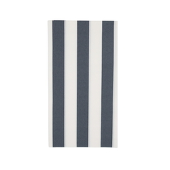 Bonjour Fête - MIDNIGHT BLUE CABANA STRIPE GUEST TOWELS - Pretty Day