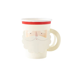 Santa Mug Paper Party Cup-8pk. - Pretty Day
