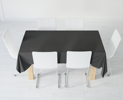 Eco-Friendly Paper Tablecloth Table Cover- Black S1220 - Pretty Day