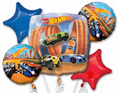 Hot Wheels Racer Balloon Bouquet 5pk. - Pretty Day