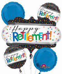 Retirement Balloon Bouquet Foil Balloons - Pretty Day