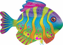 Colorful Fish Jumbo Foil Balloon 33" - Pretty Day