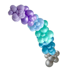 Aqua Mermaid DIY Balloon Garland Arch Kit - Pretty Day