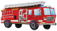 Red Firetruck Jumbo Foil Balloon 34" - Pretty Day