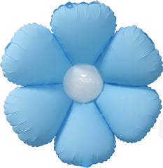 Blue & White Daisy Balloon 34" - Pretty Day