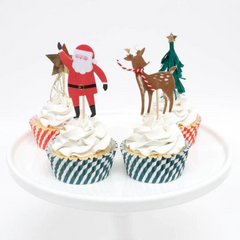 Meri Meri Christmas Cupcake Kit 24pk - Pretty Day