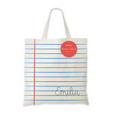 Back to School Canvas Tote Bag - Pretty Day