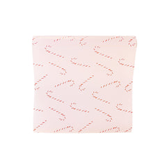 Whimsy Santa Candy Cane Paper Table Runner. - Pretty Day