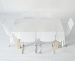Eco-Friendly Paper Tablecloth Table Cover- White S1168 - Pretty Day