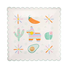 Fiesta Icons 8" Plate 8pk. - Pretty Day