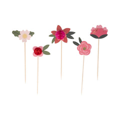 Floral Party Picks 12pk. - Pretty Day