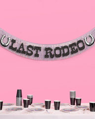 xo, Fetti - Last Rodeo Banner - two piece bachelorette banner, 5.5' long - Pretty Day
