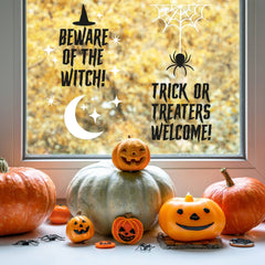 Halloween Trick or Treat Window Clings 4 Pk. - Pretty Day