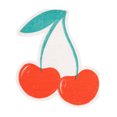 Cherries Shaped Napkin 24pk.