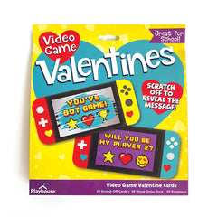 Video Game Scratch Off Valentines 28pk. - Pretty Day