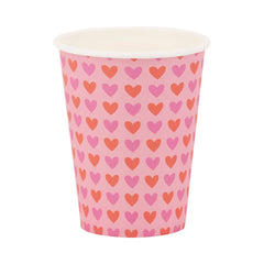 Hearts Party Valentines Cup 8pk. - Pretty Day