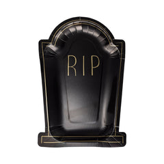 Tombstone Shaped Plate 8pk. - Pretty Day
