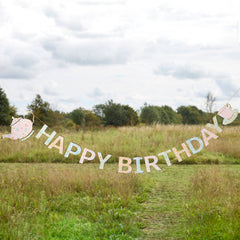 Tea Party 'Happy Birthday' Banner 2.5m - Pretty Day