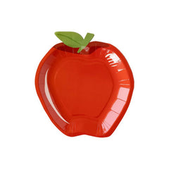 Apple Shaped Paper Plate-8pk. - Pretty Day