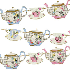 Alice in Wonderland Teapot Bunting - Pretty Day