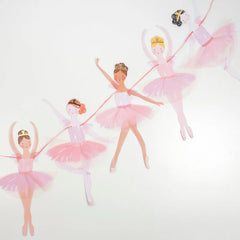 Meri Meri Ballerina Dancer Paper Party Banner - Pretty Day