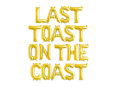 Last Toast on the Coast Balloon Banner - Pretty Day