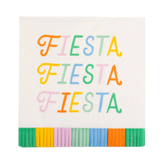 Fiesta Fringed Cocktail Napkin 24pk. - Pretty Day