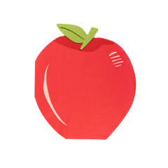 Apple Shaped Napkin - 24pk - Pretty Day